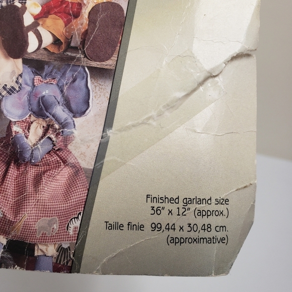 Daisy Kingdom Noah Garland Dolls 1997 Fabric Doll Stitch Craft Kit - Picture 5 of 7